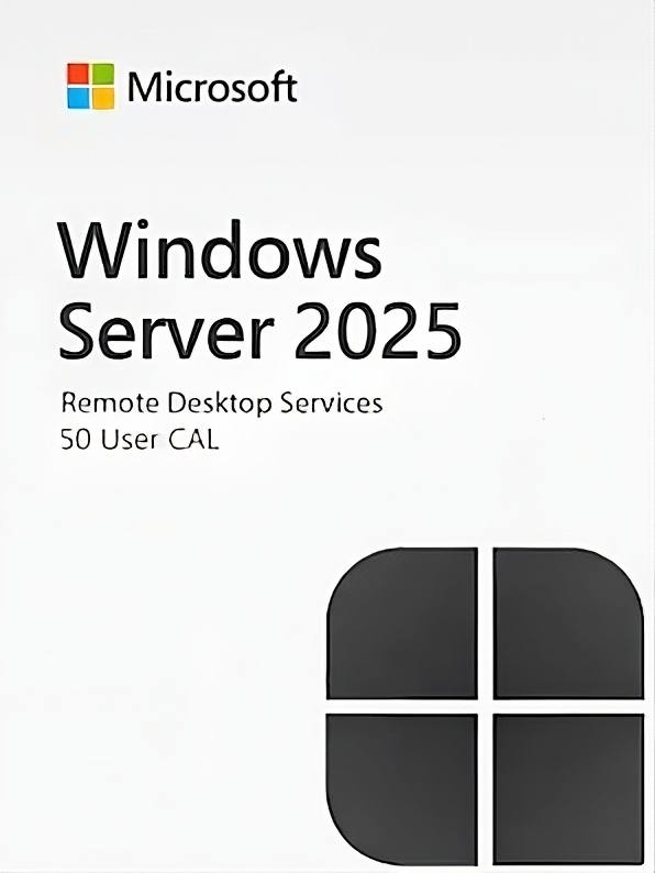 2025rds50user Windows Server 2025 Remote Desktop Services (RDS) - 50 User CAL - Image 1